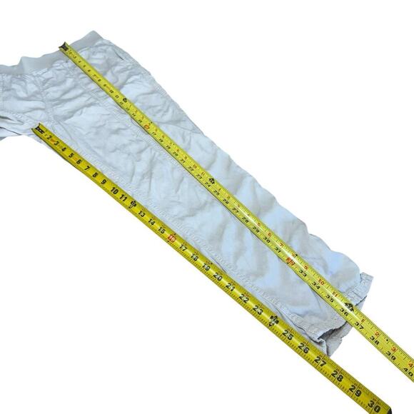 Faherty Arlie Day Pull On Linen Blend Pants Pockets Lagenlook M Lounge Tan - Picture 9 of 10